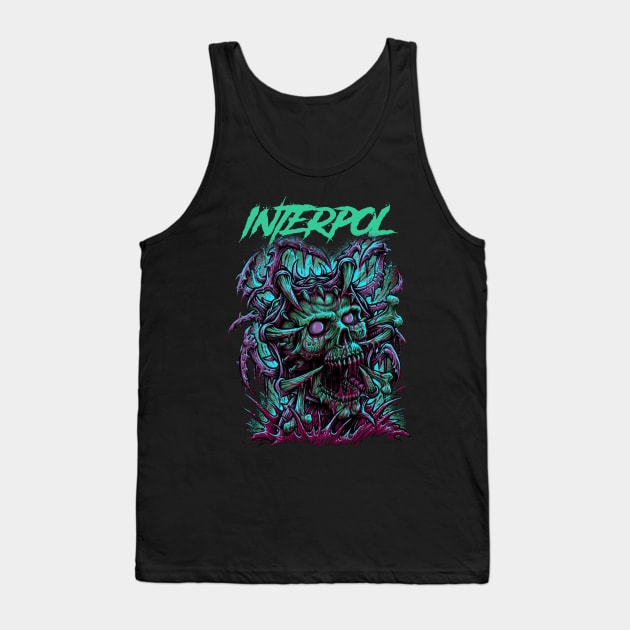 INTERPOL BAND Tank Top by Pastel Dream Nostalgia